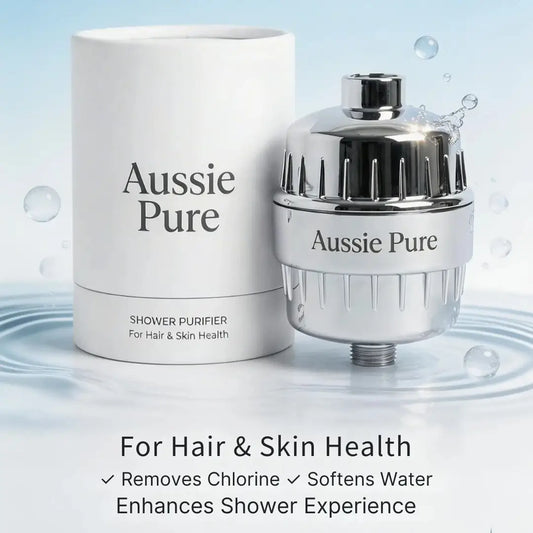 Premium Shower Filter & Water Softener - Silver